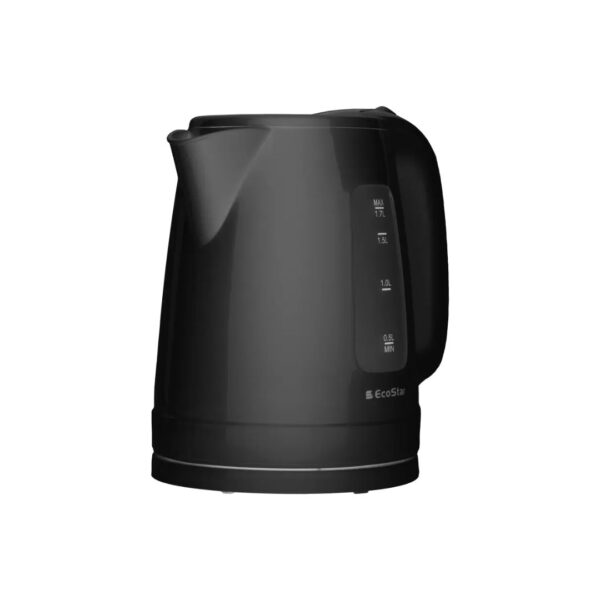 EcoStar Electric Kettle – Black Plastic